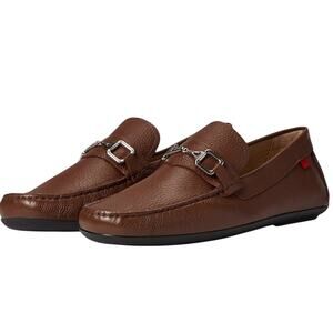 Marc Joseph New York Men's Park Avenue Brown Leather Loafers 9 Made in Brazil